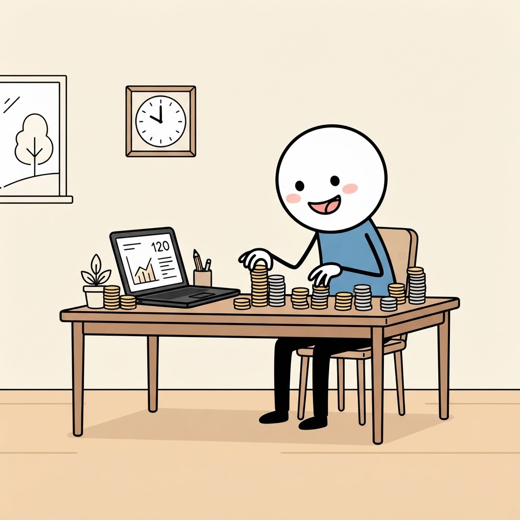 En el escritorio de la oficina