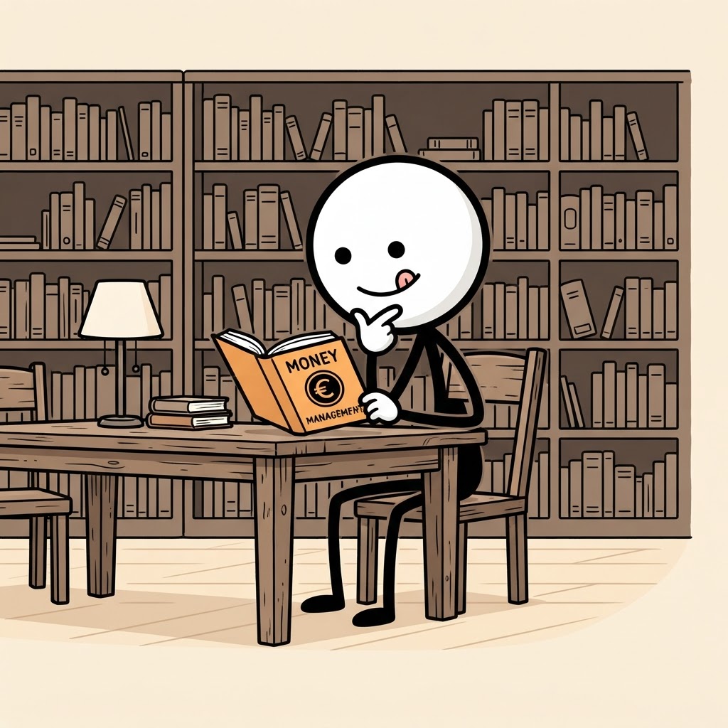 Estudio en la biblioteca