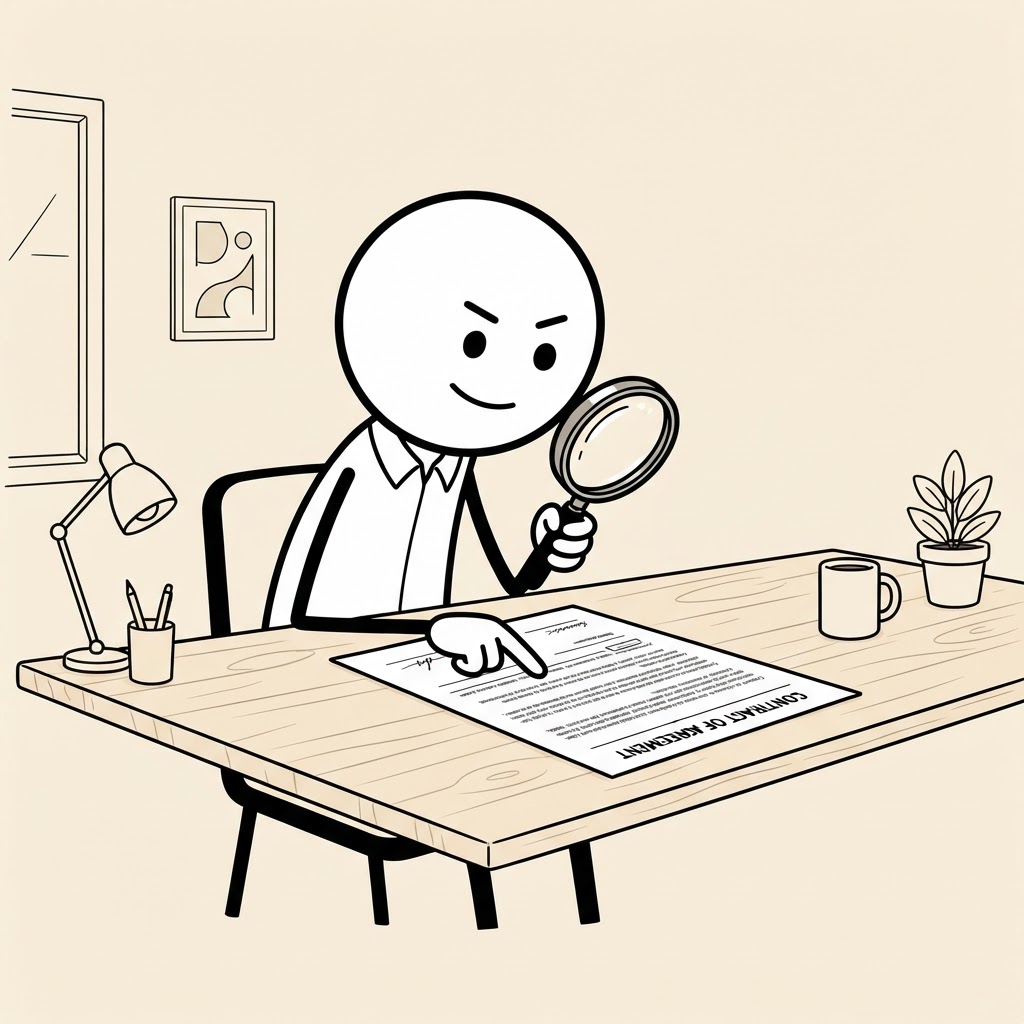 Lupa sobre el contrato