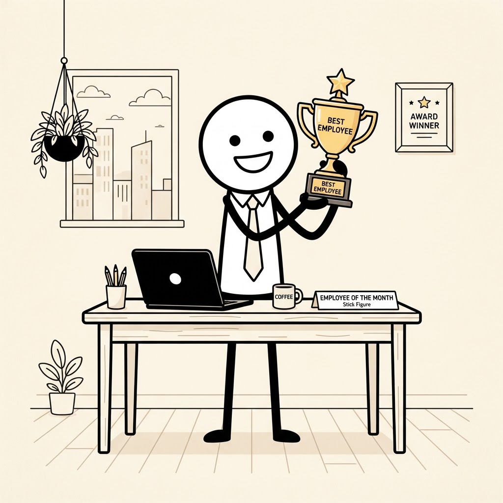 Trofeo al mejor empleado
