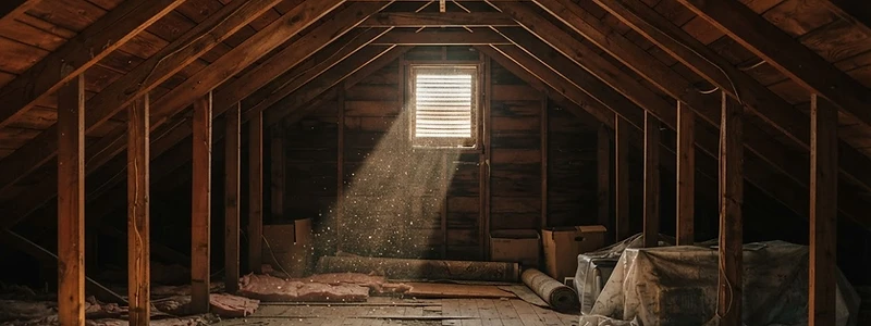 Attic and crawl space access where animals may be found