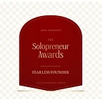The Solopreneur Awards 2026 - Fearless Founder Finalist