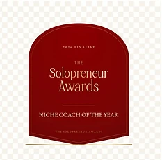 The Solopreneur Awards 2026 - Niche Coach of the Year Finalist