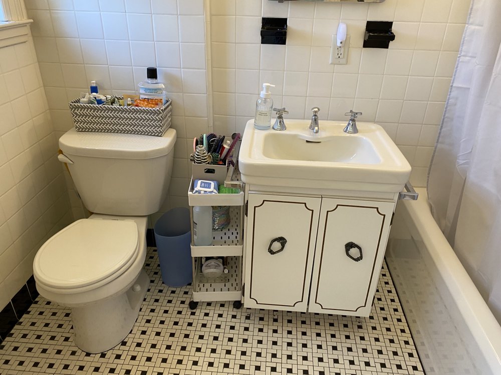 Bathroom after cleaning