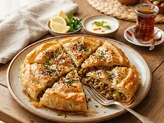 Kıymalı Pırasalı Börek