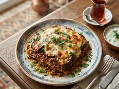 Saray Usulü Patlıcan Musakka