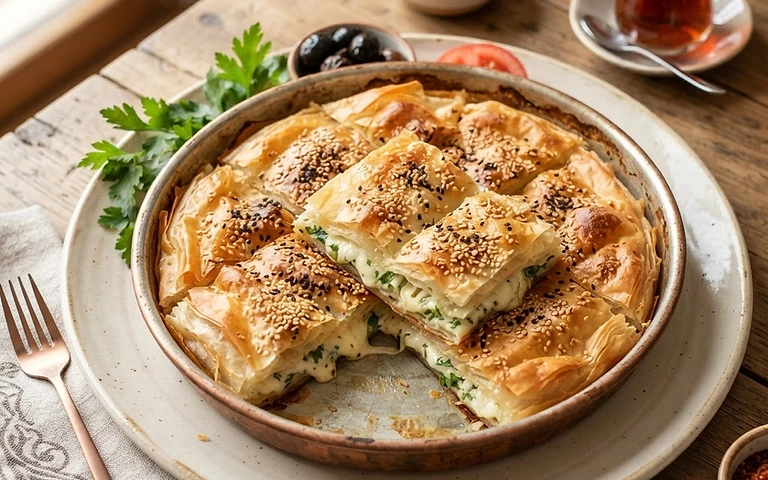 Peynirli Tepsi Böreği tarifi