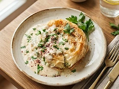 Lorlu Soslu Börek