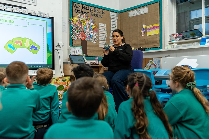 Eduthing education specialist leading a classroom CPD session