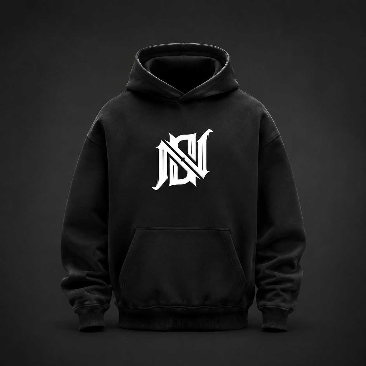 Czarna bluza z logo NS