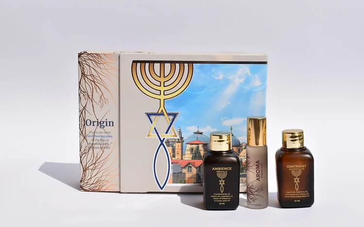 The Origin Kit - keepsake box with the Ambience, Aroma and Ointment vessels
