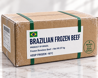 GFS Brazilian Frozen Beef frozen beef export carton from Brazil in the wholesale showroom