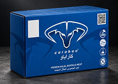 GFS CARABAO sealed frozen buffalo export carton designed for international shipping