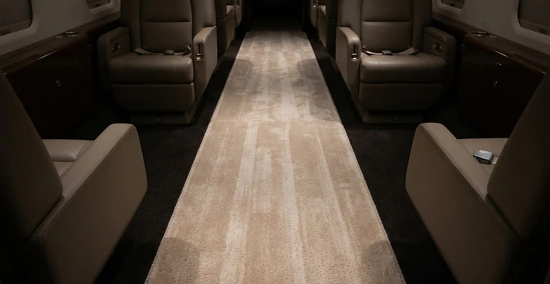 AeroForm aircraft carpet cleaning — shampoo and extraction for cabin carpet in Monterey, CA