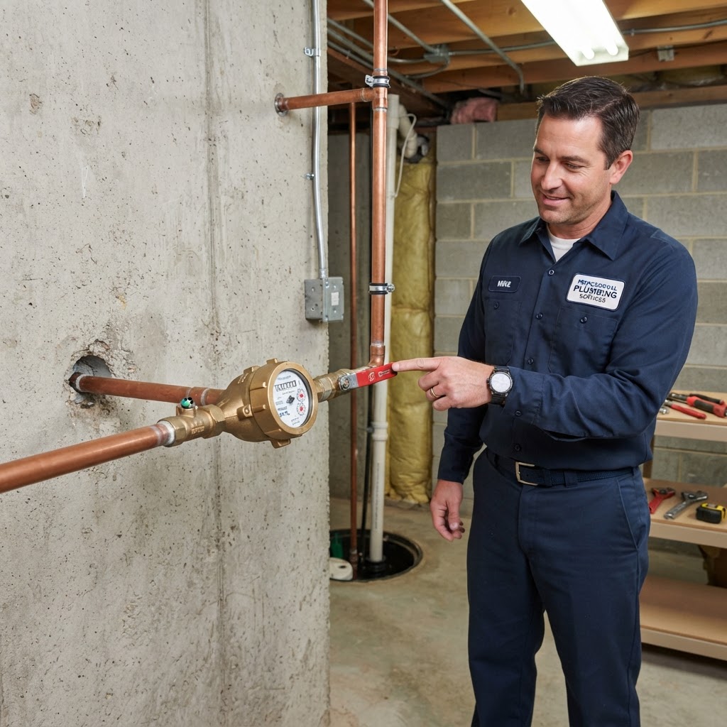 Main Water Shutoff & Meter