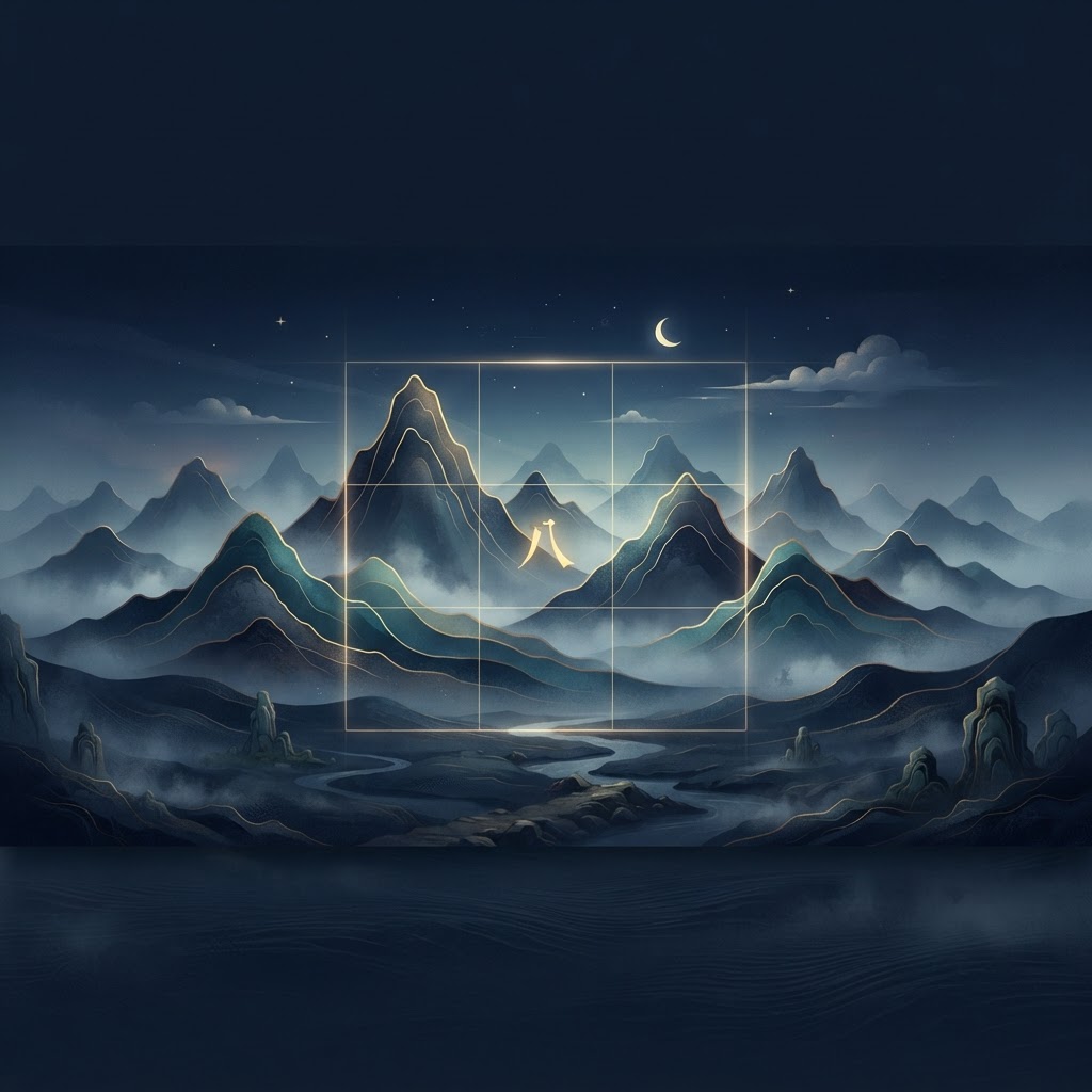 Qi Men Dun Jia: Palace Eight, the Northeast Palace, Beginnings and Mountains hero illustration