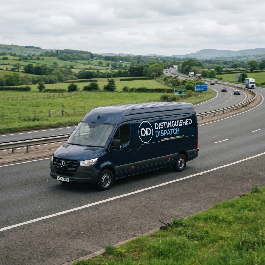 London to Scotland courier