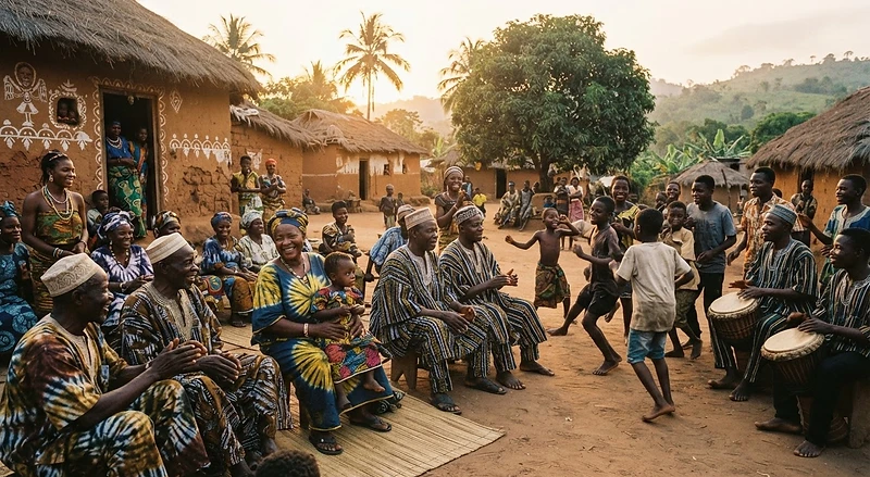 Mende community gathering