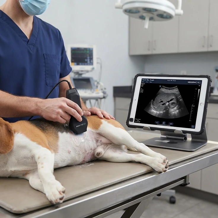 Ecografia veterinaria completa: addome, muscoloscheletrico e cardiaca