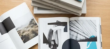 Stack of printed magazines