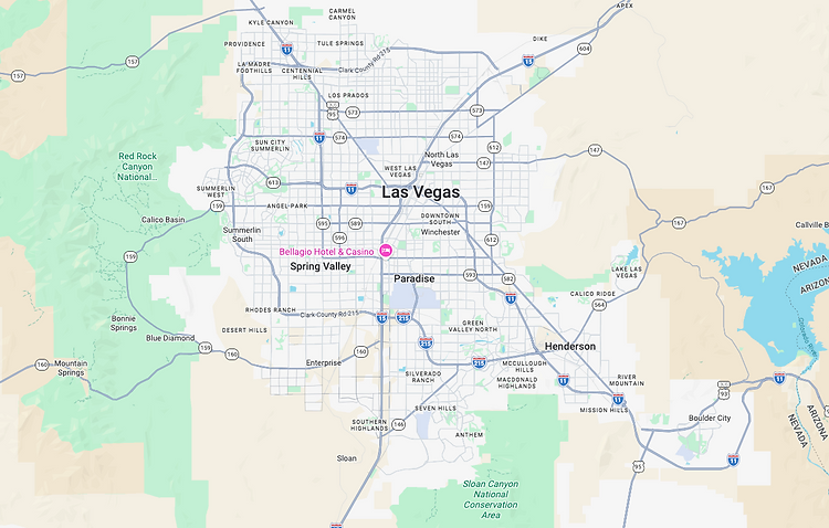 Las Vegas area neighborhoods served by Honor Concierge