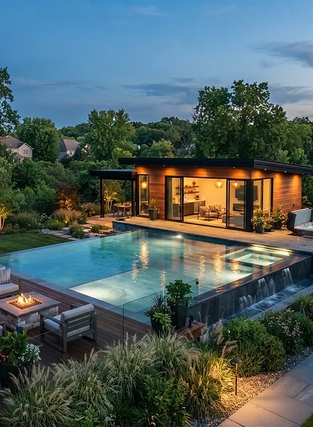 Backyard Pool House