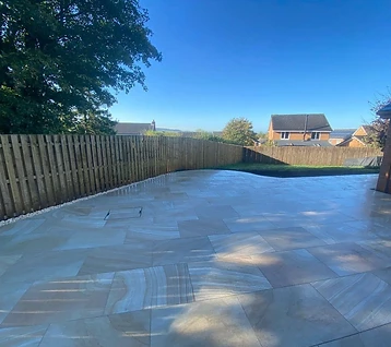Padiham before & after garden renovation by JMB