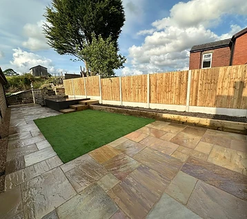 Hawkshaw before & after garden renovation by JMB