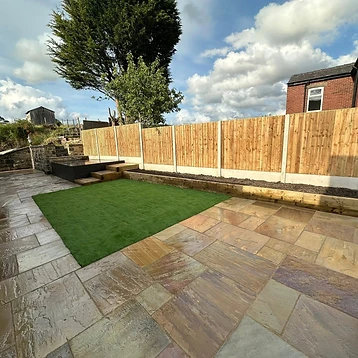 After — A Nice Usable Space with New Boundary Fencing 6 by JMB Design. Build & Driveways