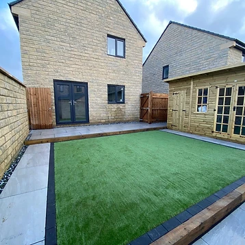 After — A Modern, Low-Maintenance Garden 2 by JMB Design. Build & Driveways