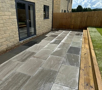 Cliviger Garden before & after garden renovation by JMB