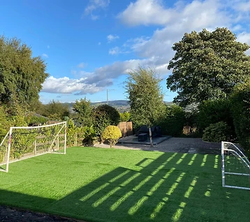 Fence before & after garden renovation by JMB