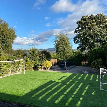 After — A Big Artificial Turf Job 5 by JMB Design. Build & Driveways