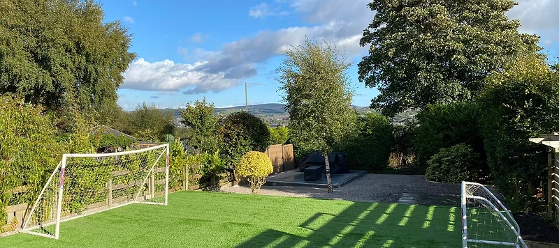 Finished landscaping project by JMB