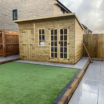 After — A Modern, Low-Maintenance Garden 3 by JMB Design. Build & Driveways