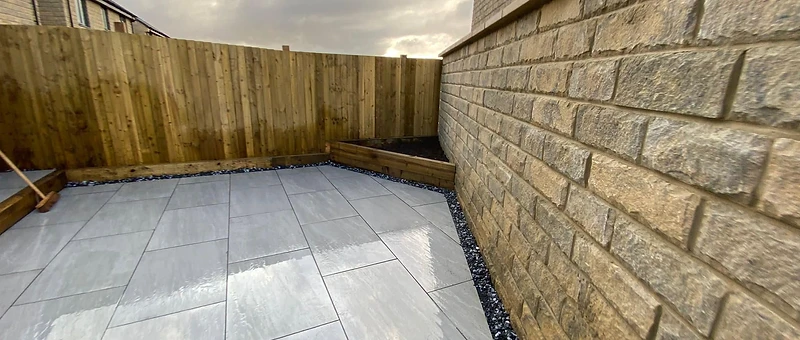 A Modern, Low-Maintenance Garden — completed project by JMB Design. Build & Driveways