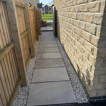 After — Indian Paving & Turf on Grano Base 6 by JMB Design. Build & Driveways