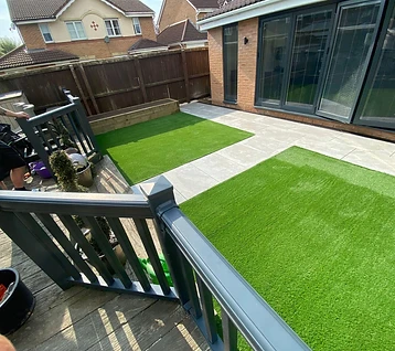 Hindley, Wigan before & after garden renovation by JMB