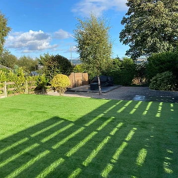 After — A Big Artificial Turf Job 4 by JMB Design. Build & Driveways