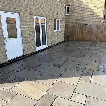After — Indian Paving & Turf on Grano Base 3 by JMB Design. Build & Driveways