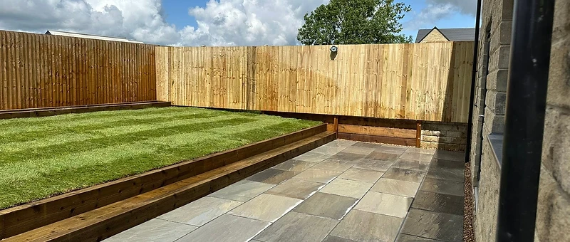 From a Jungle of Weeds to a Garden — completed project by JMB Design. Build & Driveways
