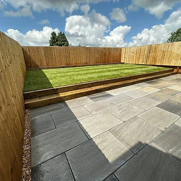 After — From a Jungle of Weeds to a Garden 3 by JMB Design. Build & Driveways