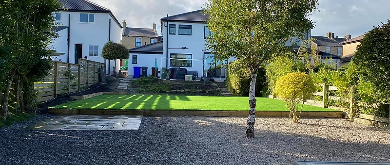 A Big Artificial Turf Job — completed project by JMB Design. Build & Driveways