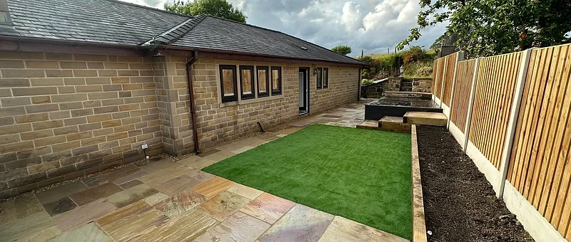 A Nice Usable Space with New Boundary Fencing — completed project by JMB Design. Build & Driveways