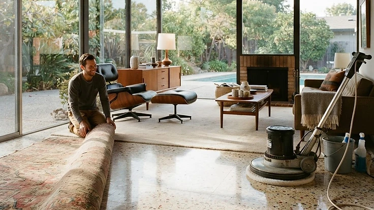The Terrazzo Under the Carpet: Restoring Original Floors in Mid-Century Bay Area Homes