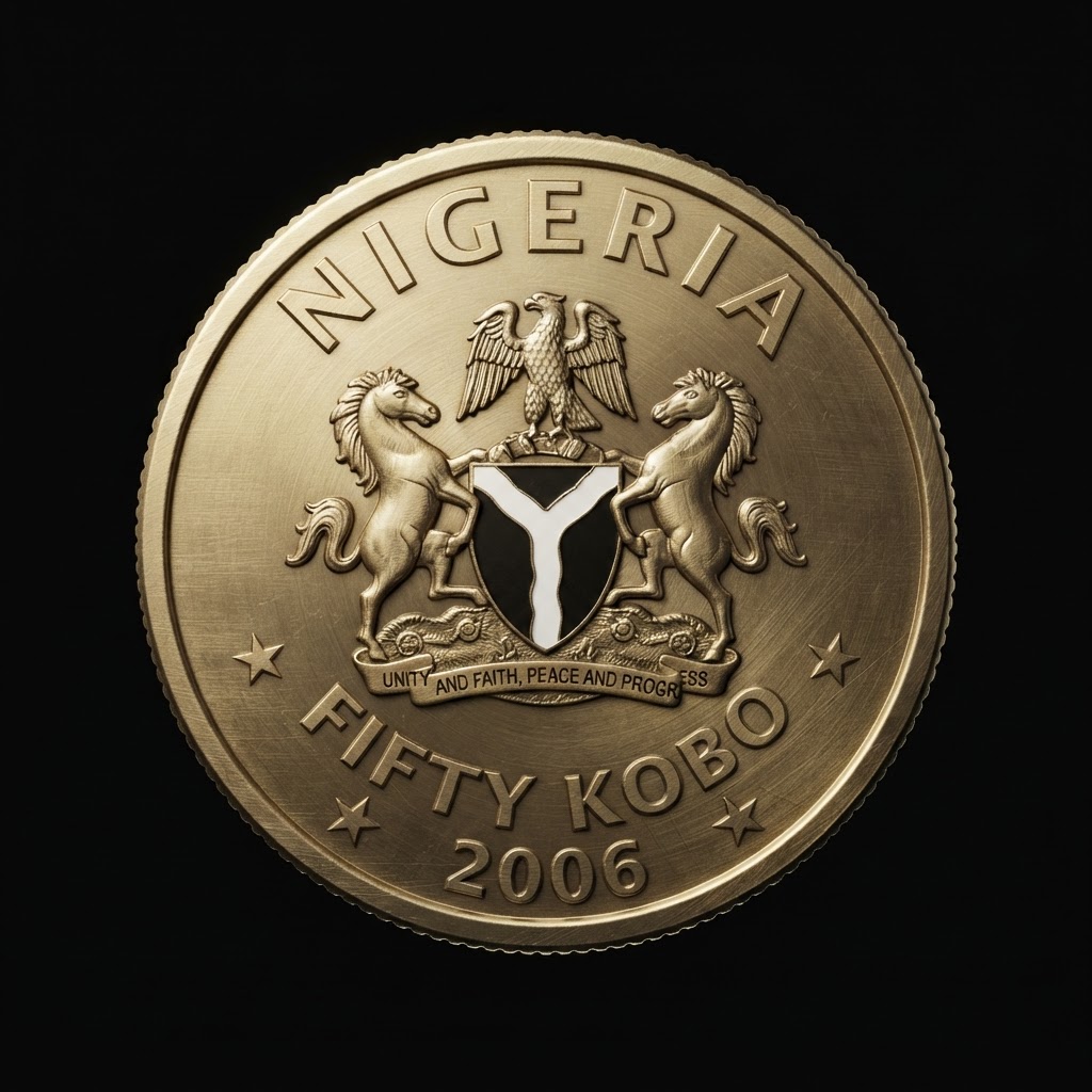 Nigerian Naira coin front