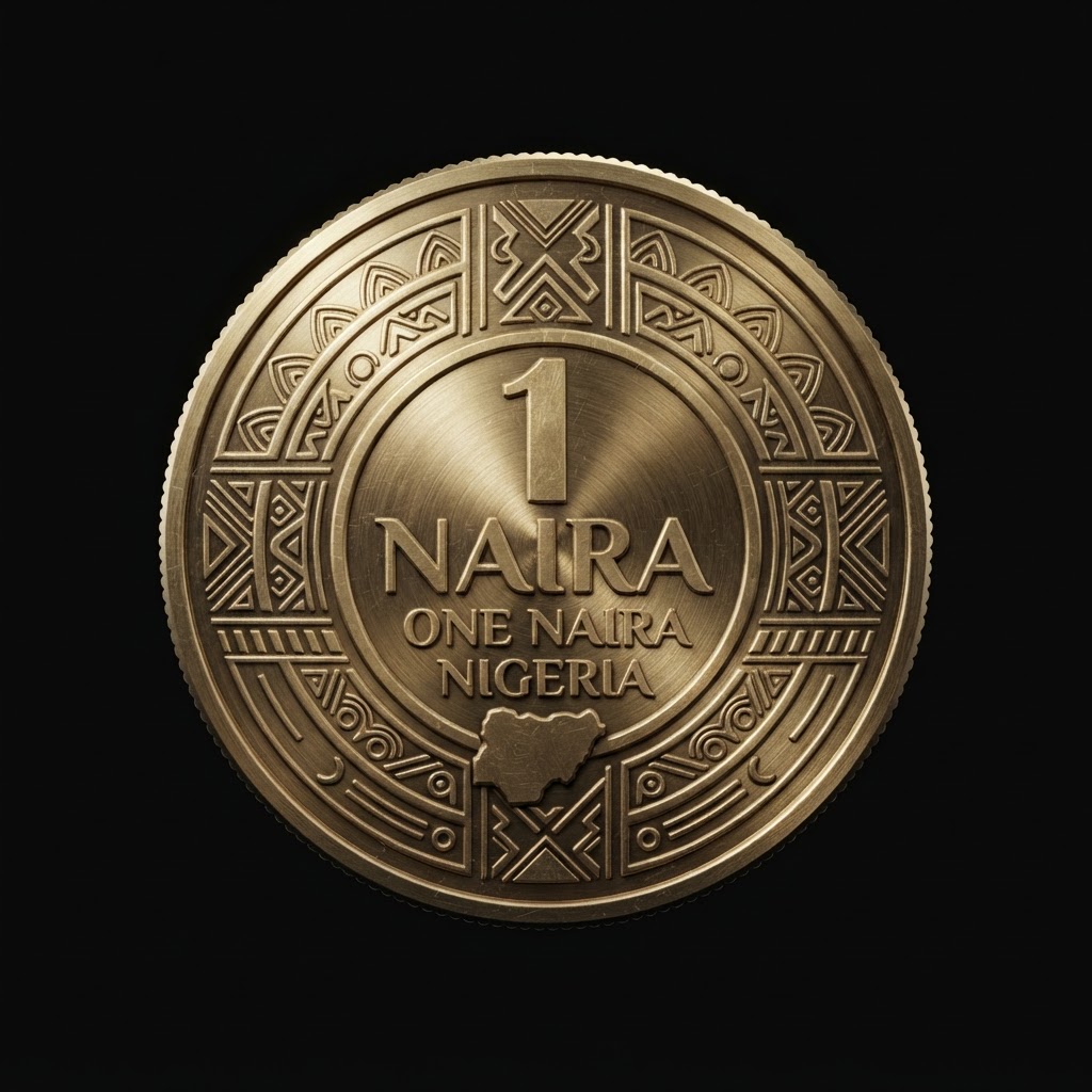 Nigerian Naira coin back