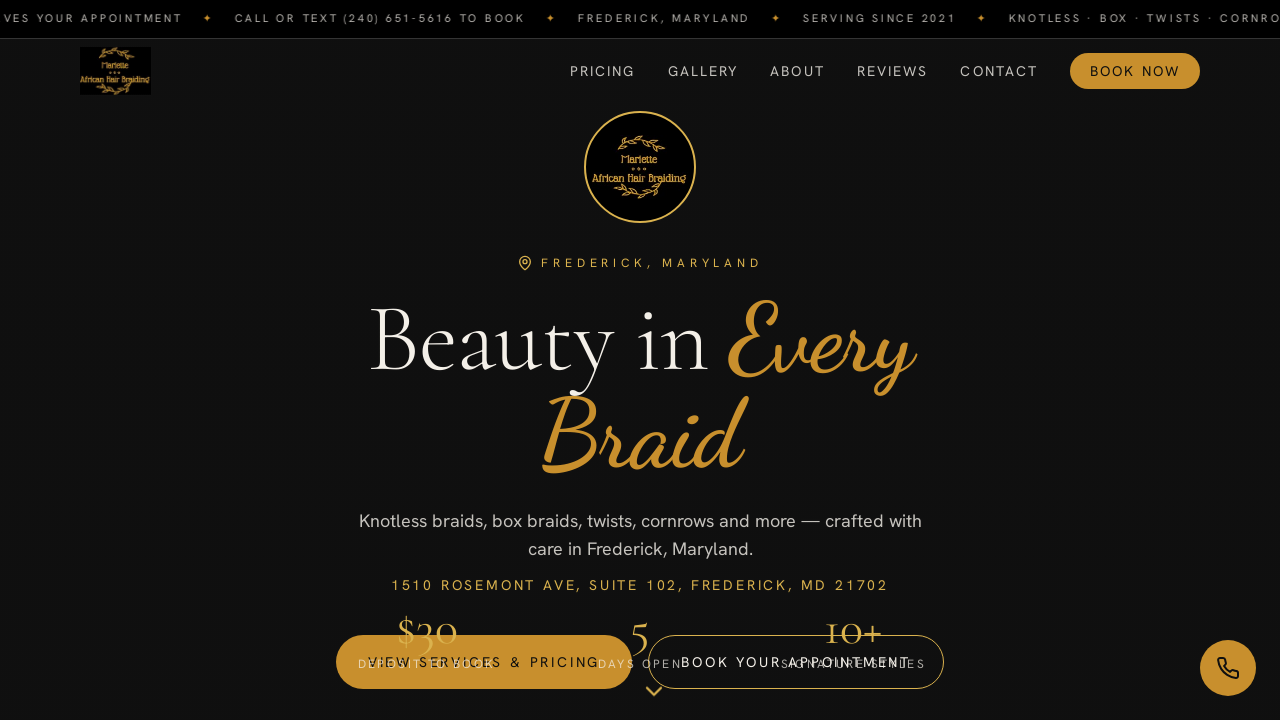 hair branding template preview