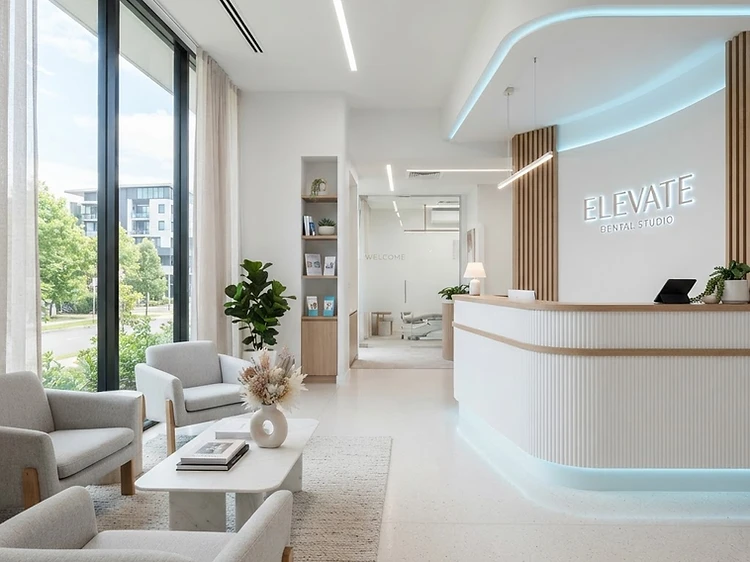 The studio reception