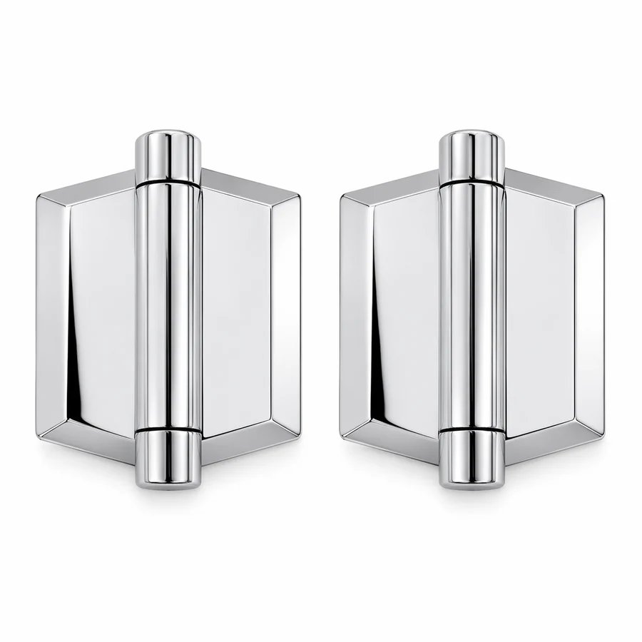 Polaris 155 Glass-to-Glass Soft-Close Hinge Pair Mirror